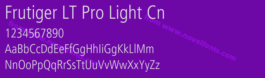 Frutiger LT Pro Light CnPreview Frutiger LT Pro Light CnPreview