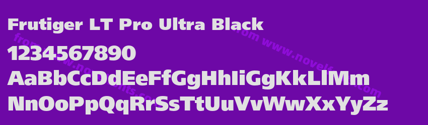 Frutiger LT Pro Ultra BlackPreview Frutiger LT Pro Ultra BlackPreview