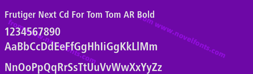 Frutiger Next Cd For Tom Tom AR BoldPreview Frutiger Next Cd For Tom Tom AR BoldPreview