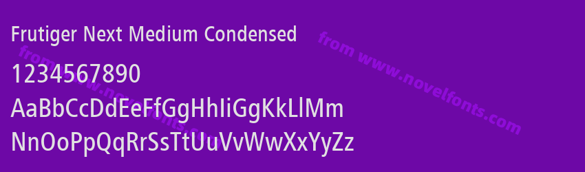 Frutiger Next Medium CondensedPreview Frutiger Next Medium CondensedPreview