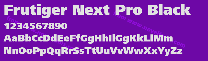 Frutiger Next Pro BlackPreview Frutiger Next Pro BlackPreview