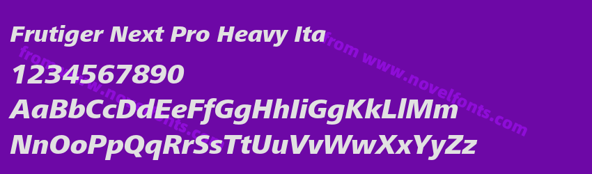 Frutiger Next Pro Heavy ItaPreview Frutiger Next Pro Heavy ItaPreview