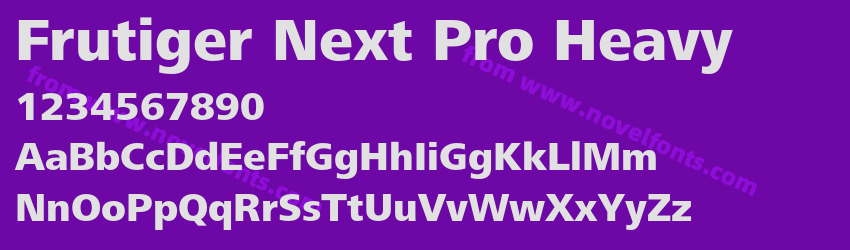 Frutiger Next Pro HeavyPreview Frutiger Next Pro HeavyPreview