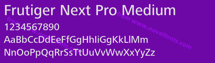 Frutiger Next Pro MediumPreview Frutiger Next Pro MediumPreview