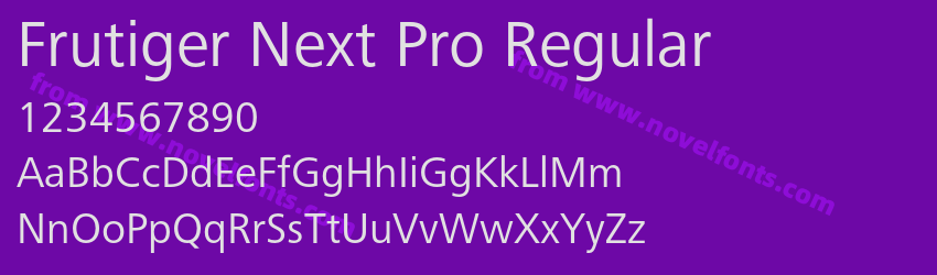 Frutiger Next Pro RegularPreview Frutiger Next Pro RegularPreview