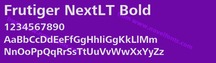 Frutiger NextLT BoldPreview Frutiger NextLT BoldPreview