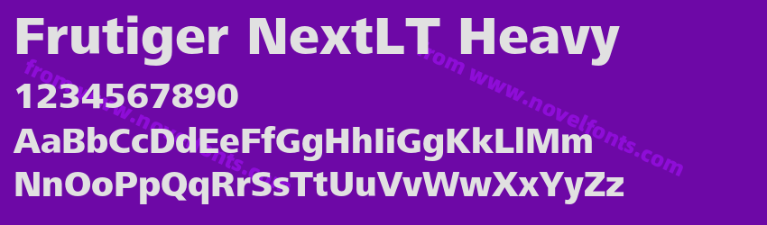 Frutiger NextLT HeavyPreview Frutiger NextLT HeavyPreview