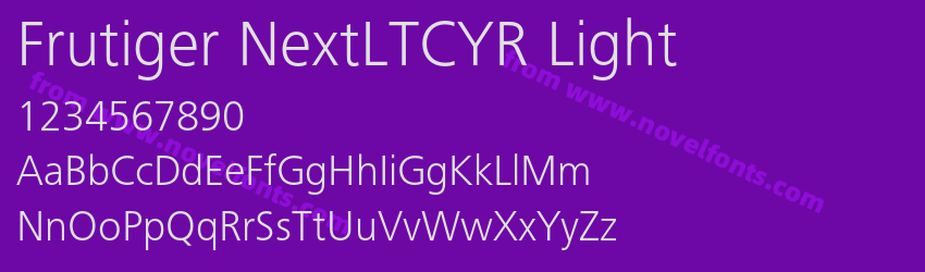 Frutiger NextLTCYR LightPreview Frutiger NextLTCYR LightPreview