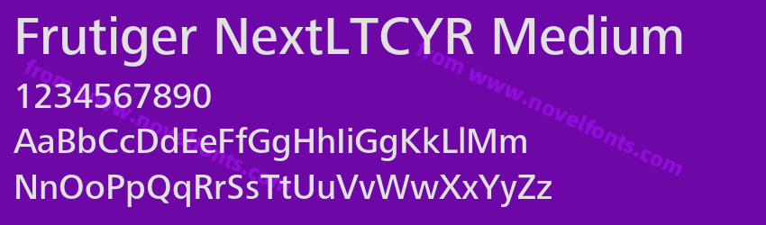 Frutiger NextLTCYR MediumPreview Frutiger NextLTCYR MediumPreview