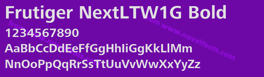 Frutiger NextLTW1G BoldPreview Frutiger NextLTW1G BoldPreview