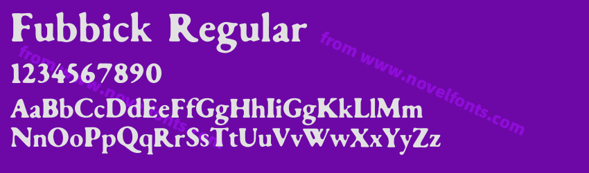 Fubbick RegularPreview Fubbick RegularPreview