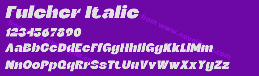 Fulcher ItalicPreview Fulcher ItalicPreview
