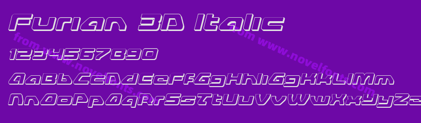 Furian 3D ItalicPreview Furian 3D ItalicPreview