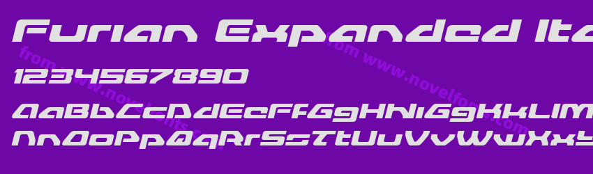 Furian Expanded ItalicPreview Furian Expanded ItalicPreview