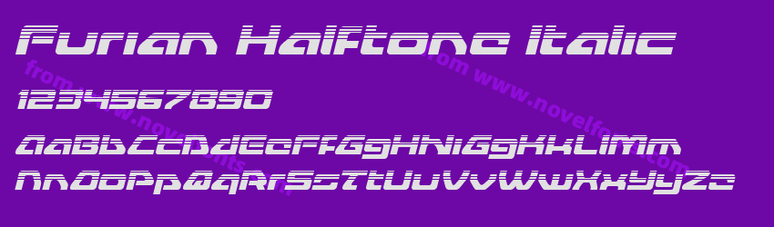 Furian Halftone ItalicPreview Furian Halftone ItalicPreview