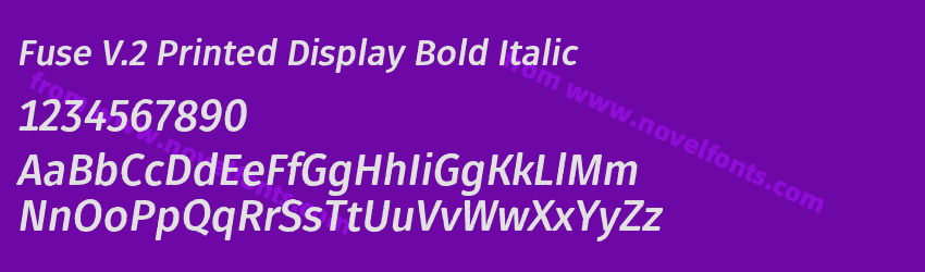 Fuse V.2 Printed Display Bold ItalicPreview Fuse V.2 Printed Display Bold ItalicPreview
