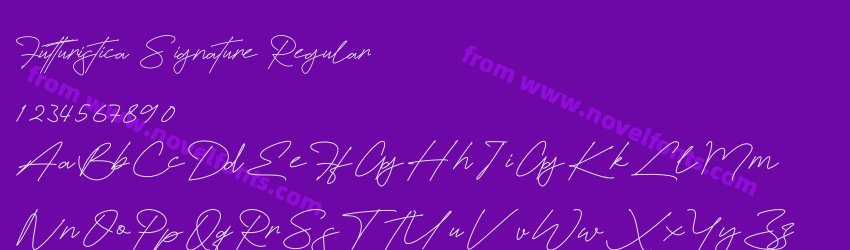Futturistica Signature RegularPreview Futturistica Signature RegularPreview