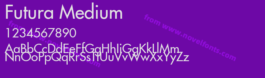 Futura MediumPreview Futura MediumPreview