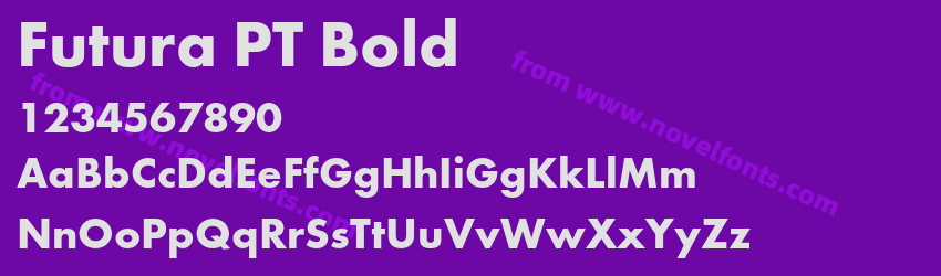 Futura PT BoldPreview Futura PT BoldPreview