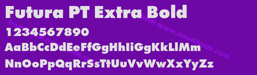 Futura PT Extra BoldPreview Futura PT Extra BoldPreview