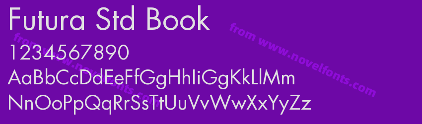 Futura Std BookPreview Futura Std BookPreview