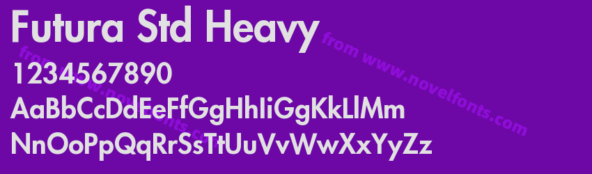 Futura Std HeavyPreview Futura Std HeavyPreview