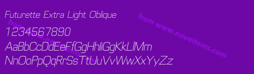 Futurette Extra Light ObliquePreview