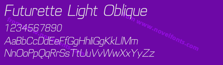 Futurette Light ObliquePreview Futurette Light ObliquePreview