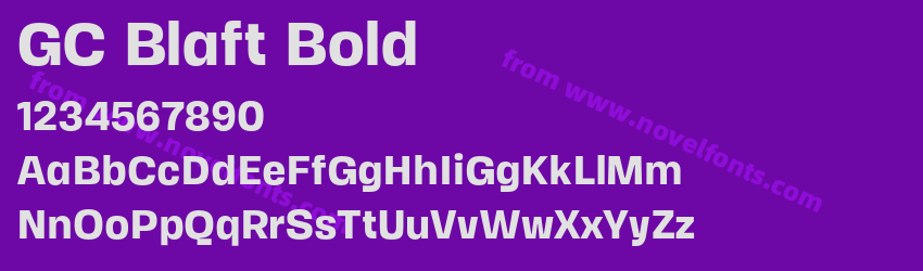 GC Blaft BoldPreview GC Blaft BoldPreview
