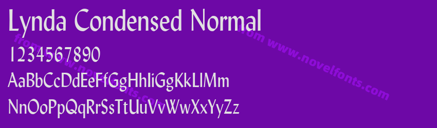 Lynda Condensed NormalPreview
