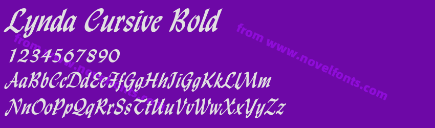 Lynda Cursive BoldPreview