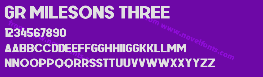 GR Milesons ThreePreview GR Milesons ThreePreview
