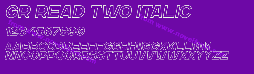 GR Read Two ItalicPreview GR Read Two ItalicPreview