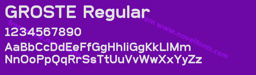 GROSTE RegularPreview