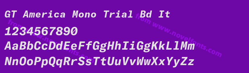 GT America Mono Trial Bd ItPreview GT America Mono Trial Bd ItPreview