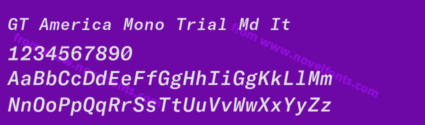 GT America Mono Trial Md ItPreview GT America Mono Trial Md ItPreview
