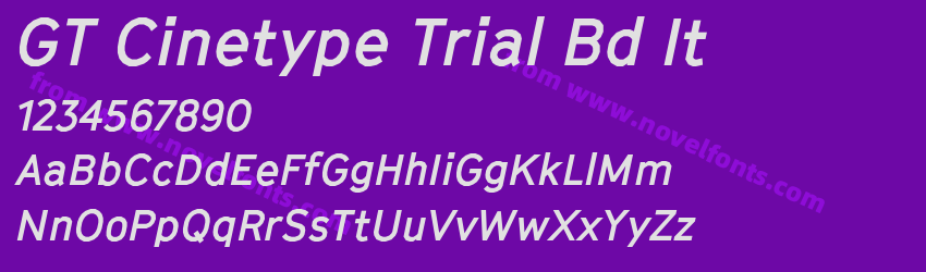 GT Cinetype Trial Bd ItPreview GT Cinetype Trial Bd ItPreview