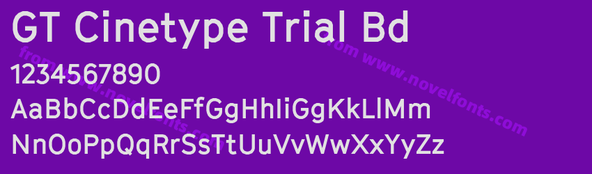 GT Cinetype Trial BdPreview