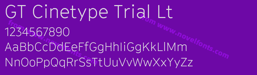 GT Cinetype Trial LtPreview GT Cinetype Trial LtPreview