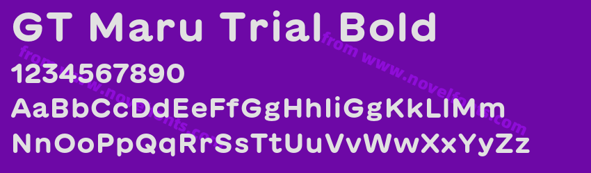 GT Maru Trial BoldPreview