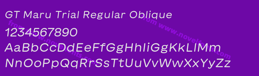 GT Maru Trial Regular ObliquePreview GT Maru Trial Regular ObliquePreview