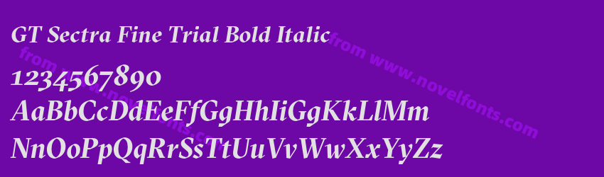 GT Sectra Fine Trial Bold ItalicPreview GT Sectra Fine Trial Bold ItalicPreview
