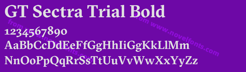GT Sectra Trial BoldPreview GT Sectra Trial BoldPreview