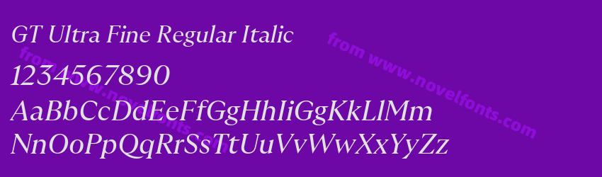 GT Ultra Fine Regular ItalicPreview GT Ultra Fine Regular ItalicPreview