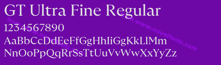 GT Ultra Fine RegularPreview GT Ultra Fine RegularPreview
