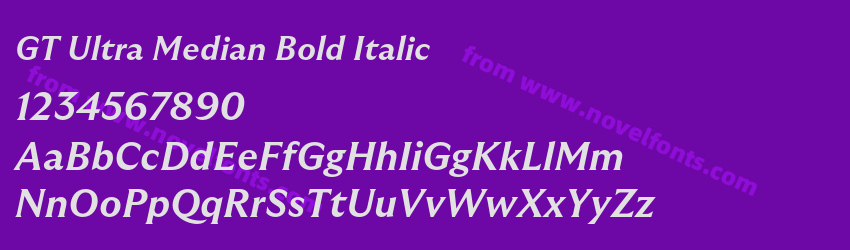 GT Ultra Median Bold ItalicPreview GT Ultra Median Bold ItalicPreview