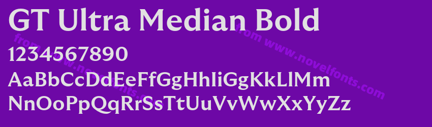 GT Ultra Median BoldPreview GT Ultra Median BoldPreview