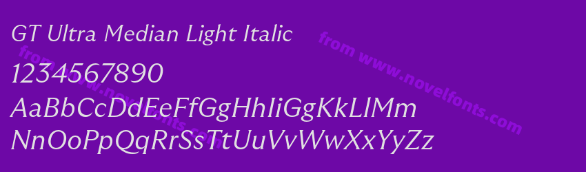 GT Ultra Median Light ItalicPreview GT Ultra Median Light ItalicPreview