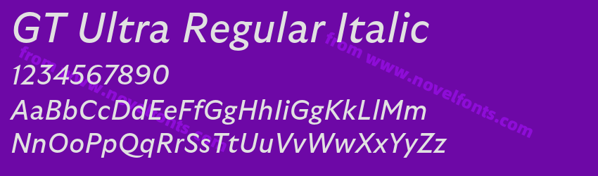 GT Ultra Regular ItalicPreview GT Ultra Regular ItalicPreview