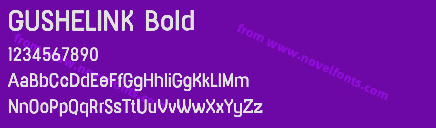 GUSHELINK BoldPreview GUSHELINK BoldPreview